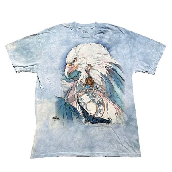Tie Dye Eagle Tee Shirt - Picture 1 of 6